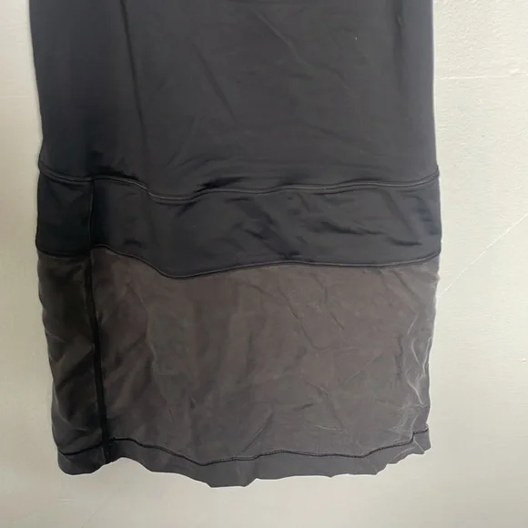 Lululemon Size 4 Black Blissed Out Sleeveless Tennis Sporty Dress prep athlete - Picture 3 of 7